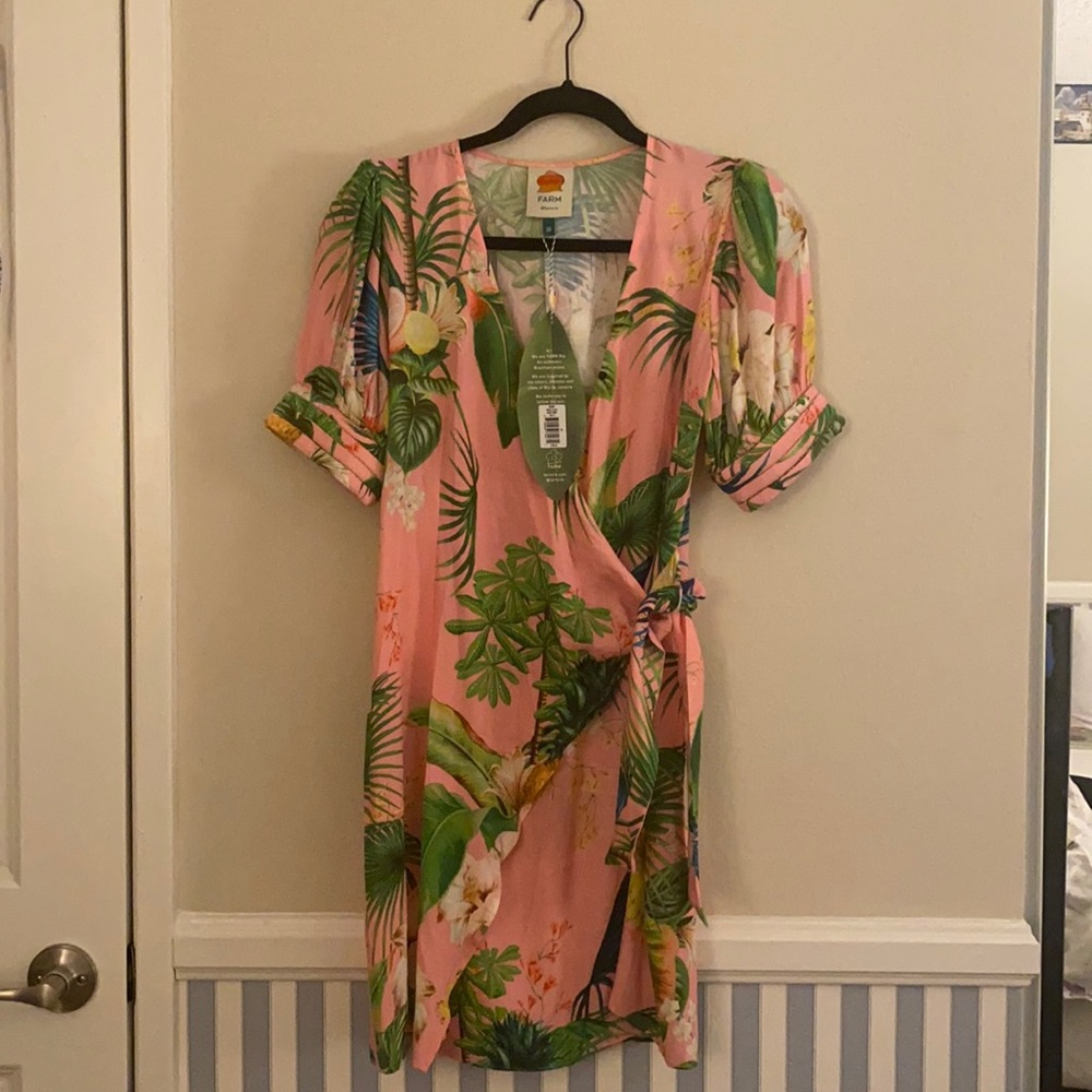 Size XS Bahia Floral Wrap Dress